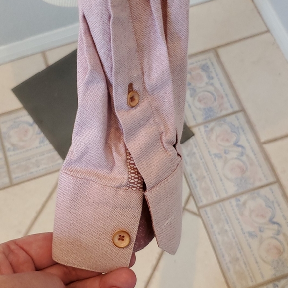 Ted Baker Pink Long Sleeve Button Down Shirt - Picture 4 of 8